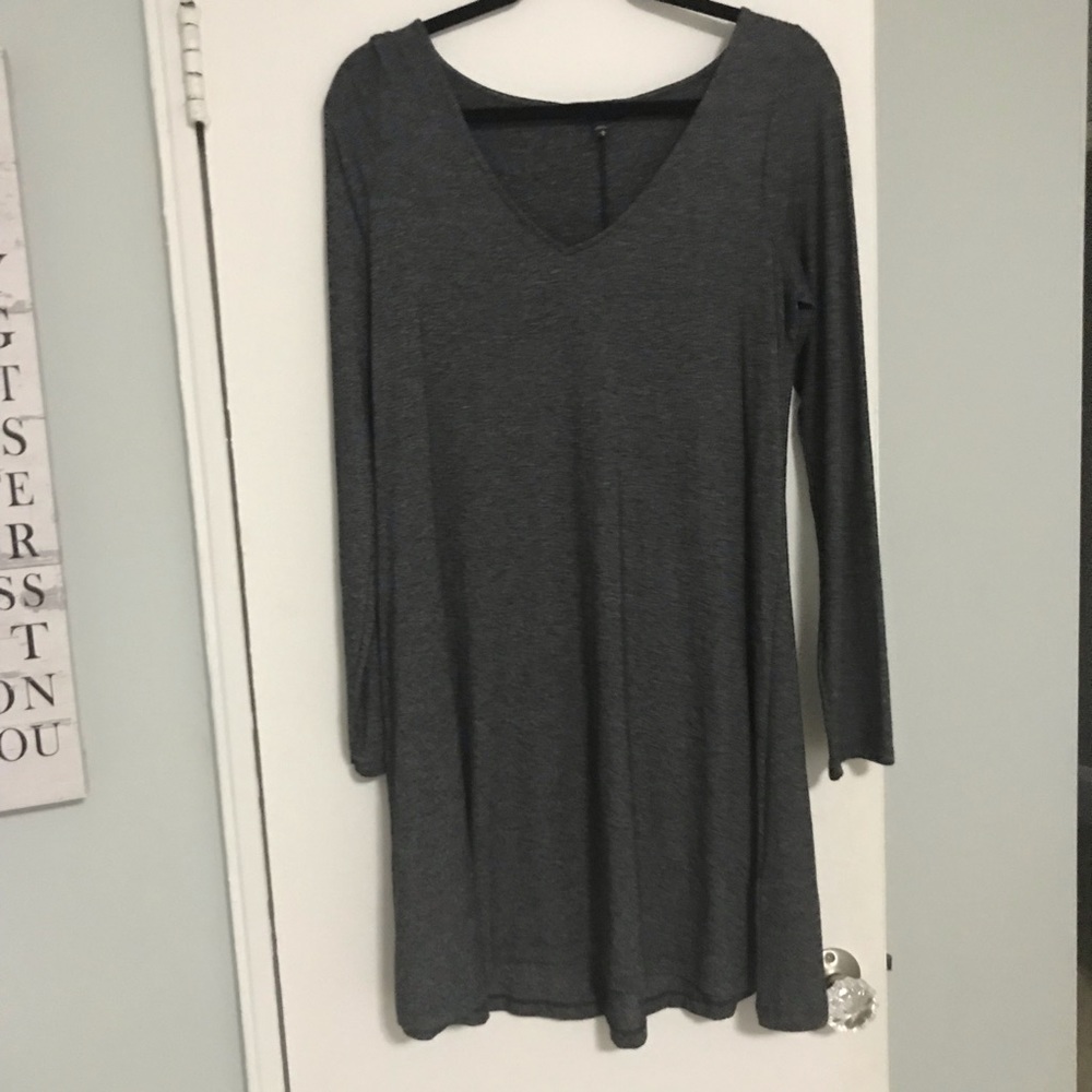 Long sleeve shirt dress